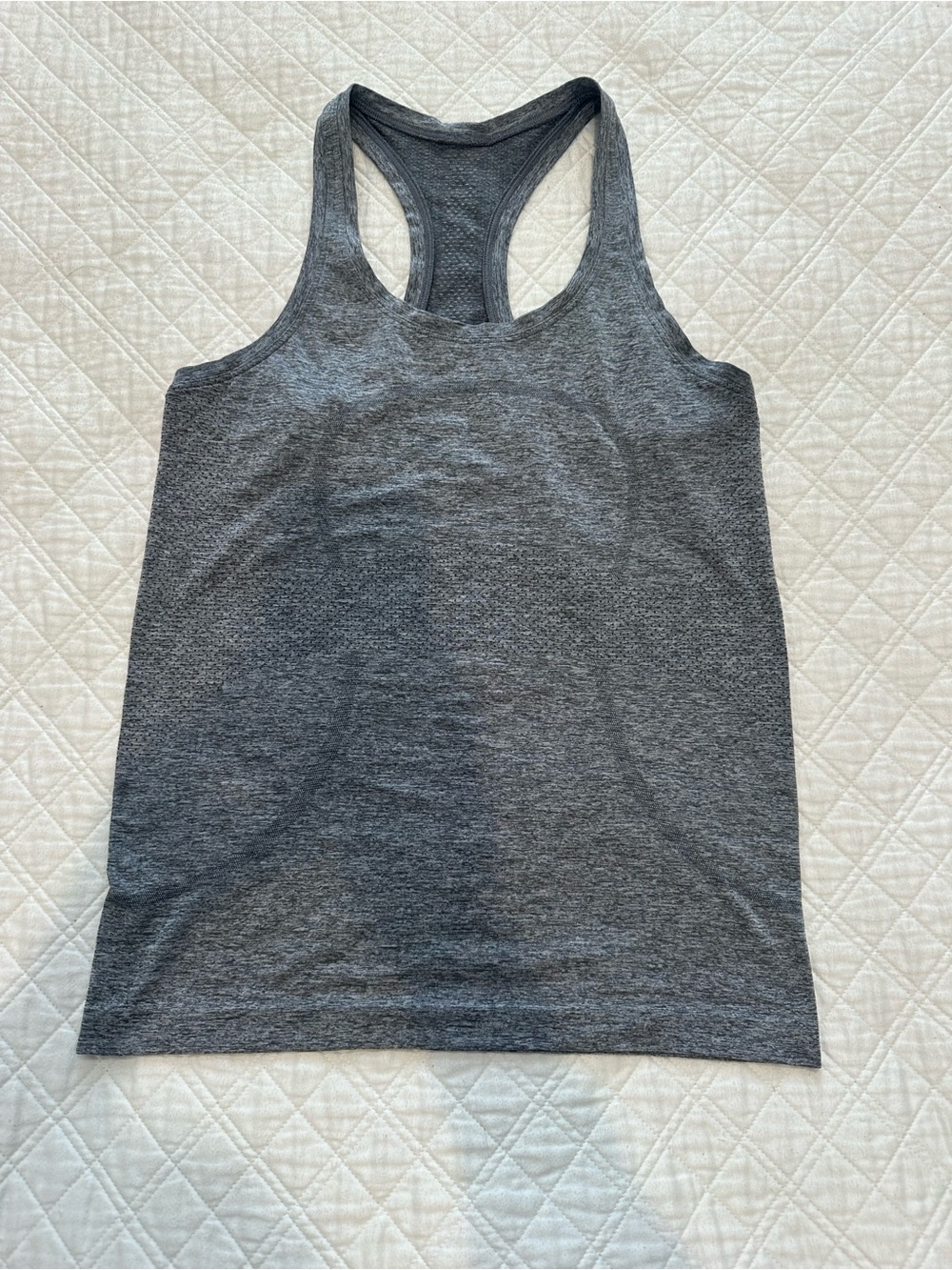 lululemon athletica Dark Gray Racerback Tank Top